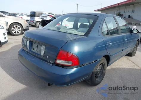 2002 Nissan Sentra Gxe из США, поврежденный, VIN 3N1CB51D22L689649